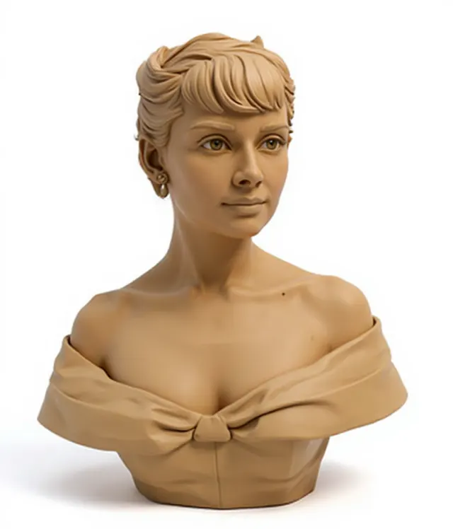 Audrey Hepburn bust