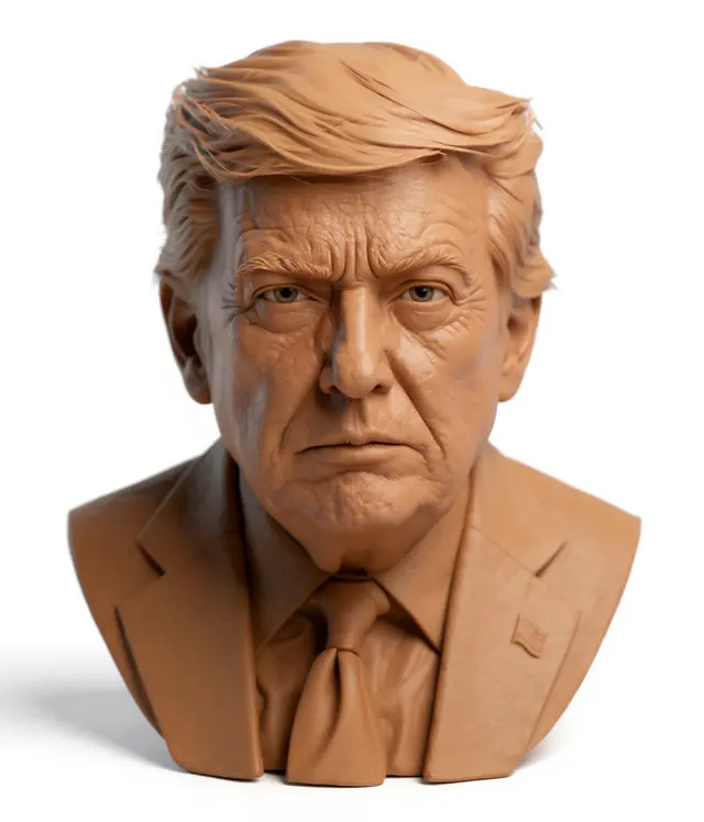 Donald Trump bust