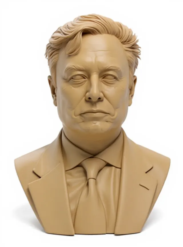 Elon Musk bust