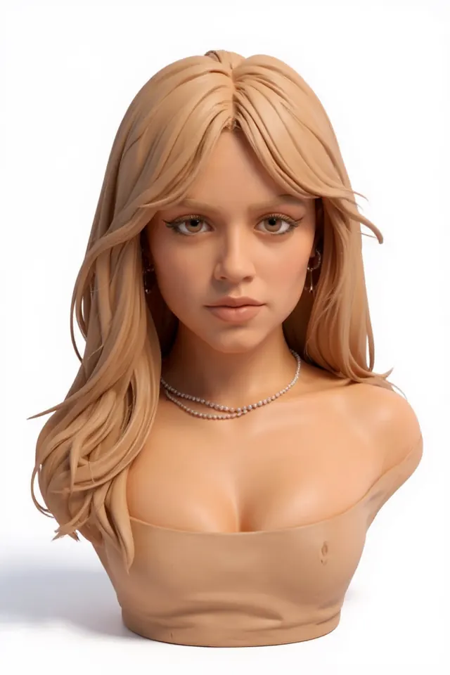 Jenna Ortega bust
