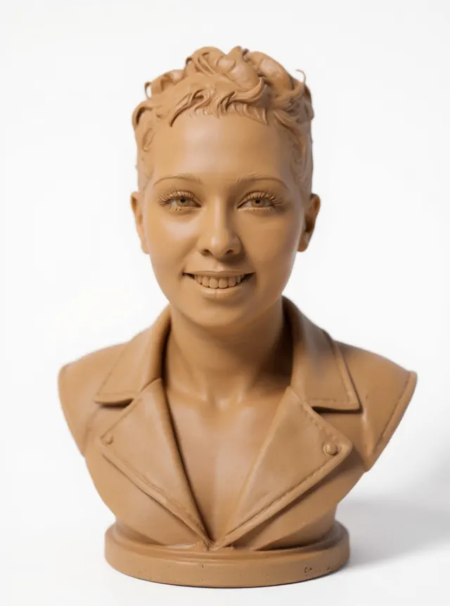 Josephine Baker bust
