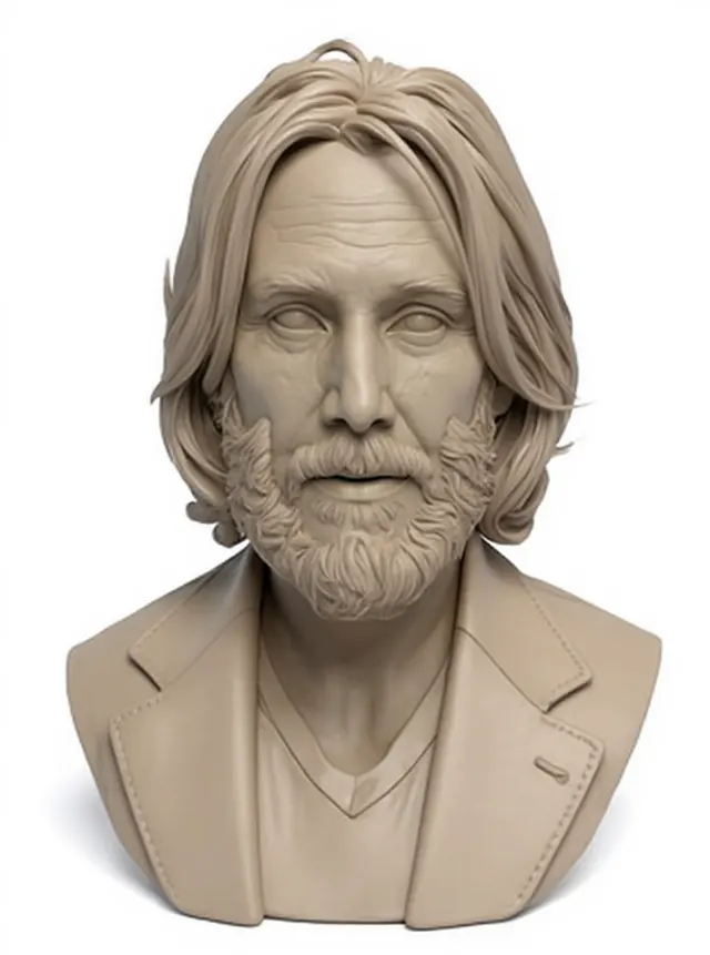 Keanu Reeves bust