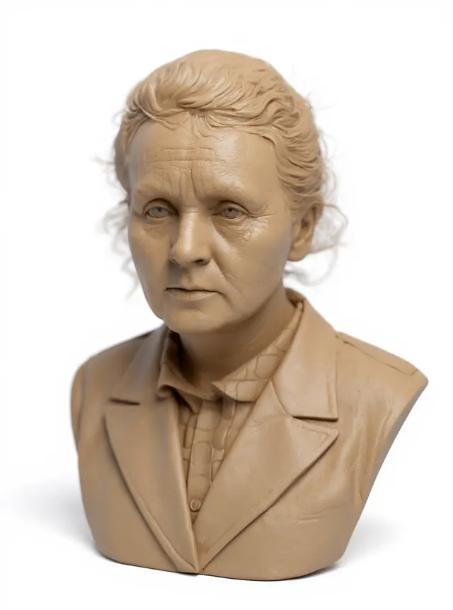 Marie Curie bust