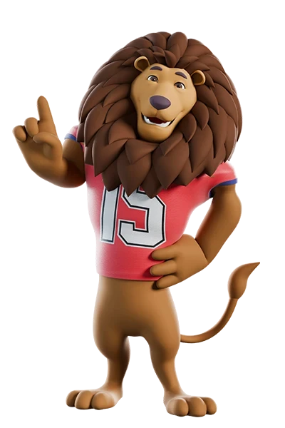 Lion Mascot Illustration image