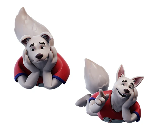 3D cartoon mascot in pose 5