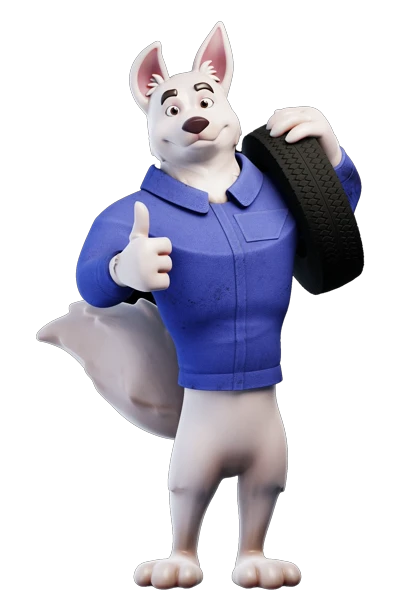 Wolf Mascot Illustration image