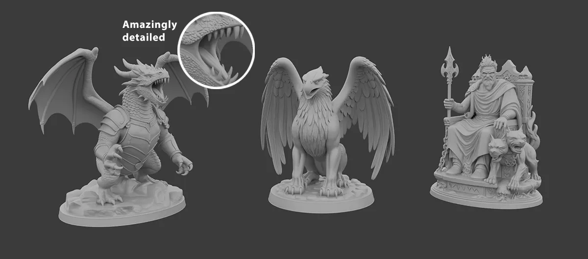 3D statue generation example