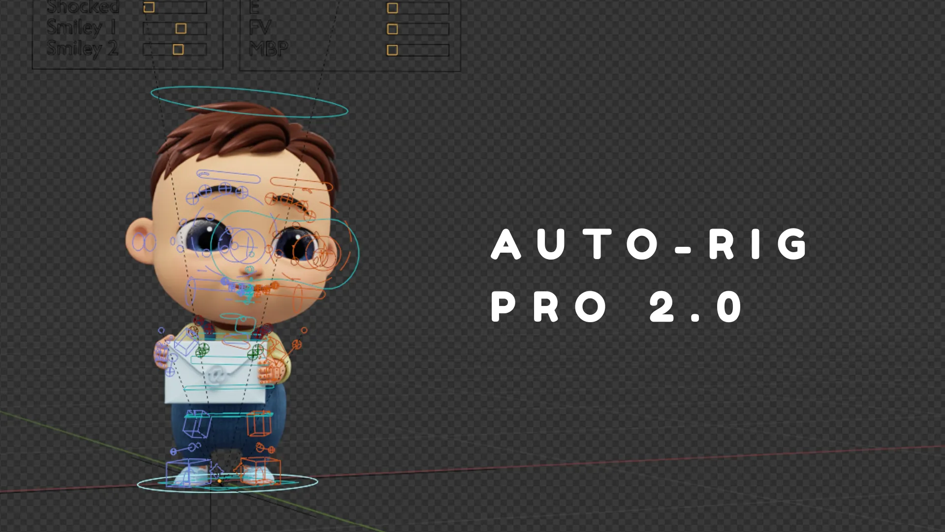 Real Baby Rig Rig Cartoon Baby Boy - Rigged 3D Character Model | ThreeDee