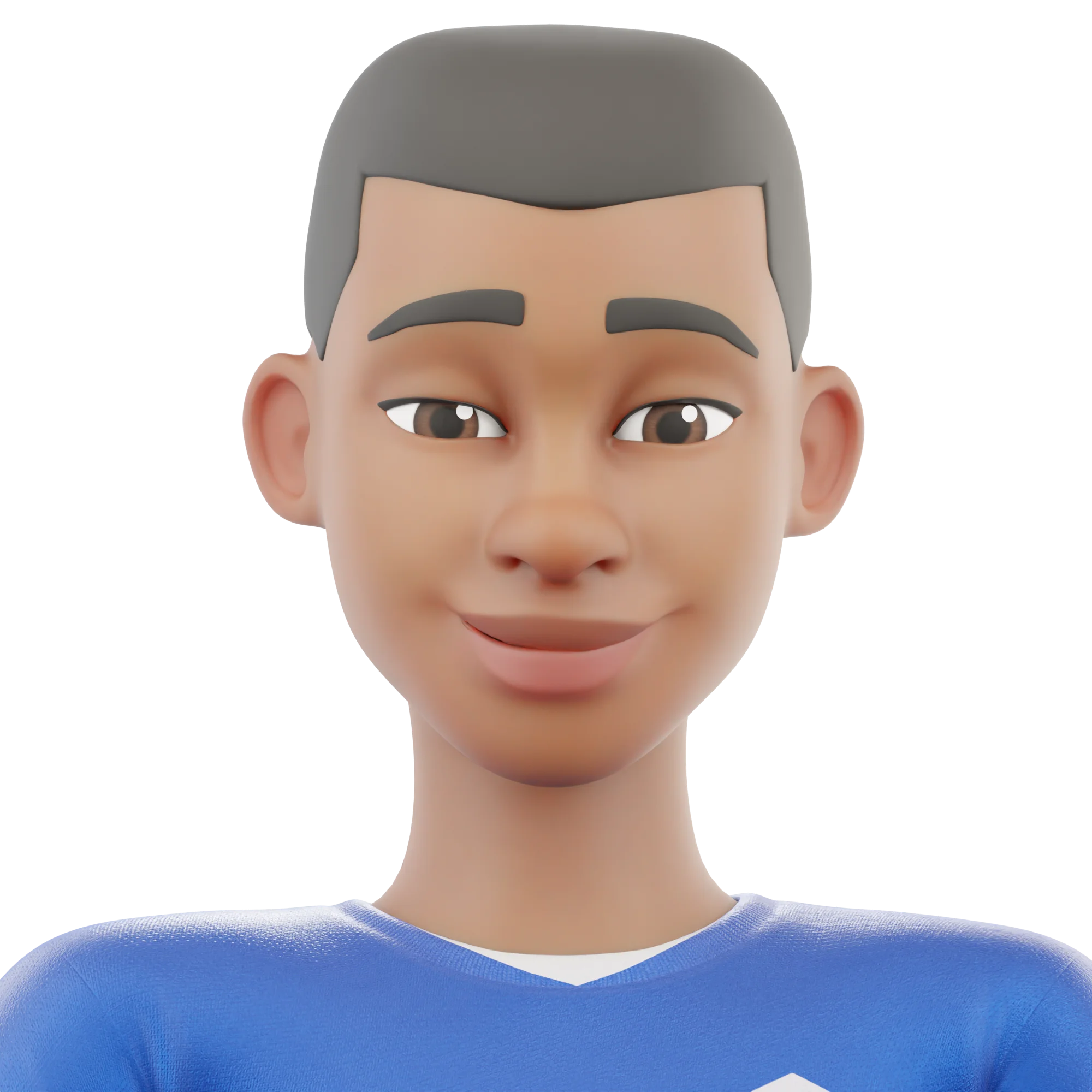Cartoon Soccer Player render 1