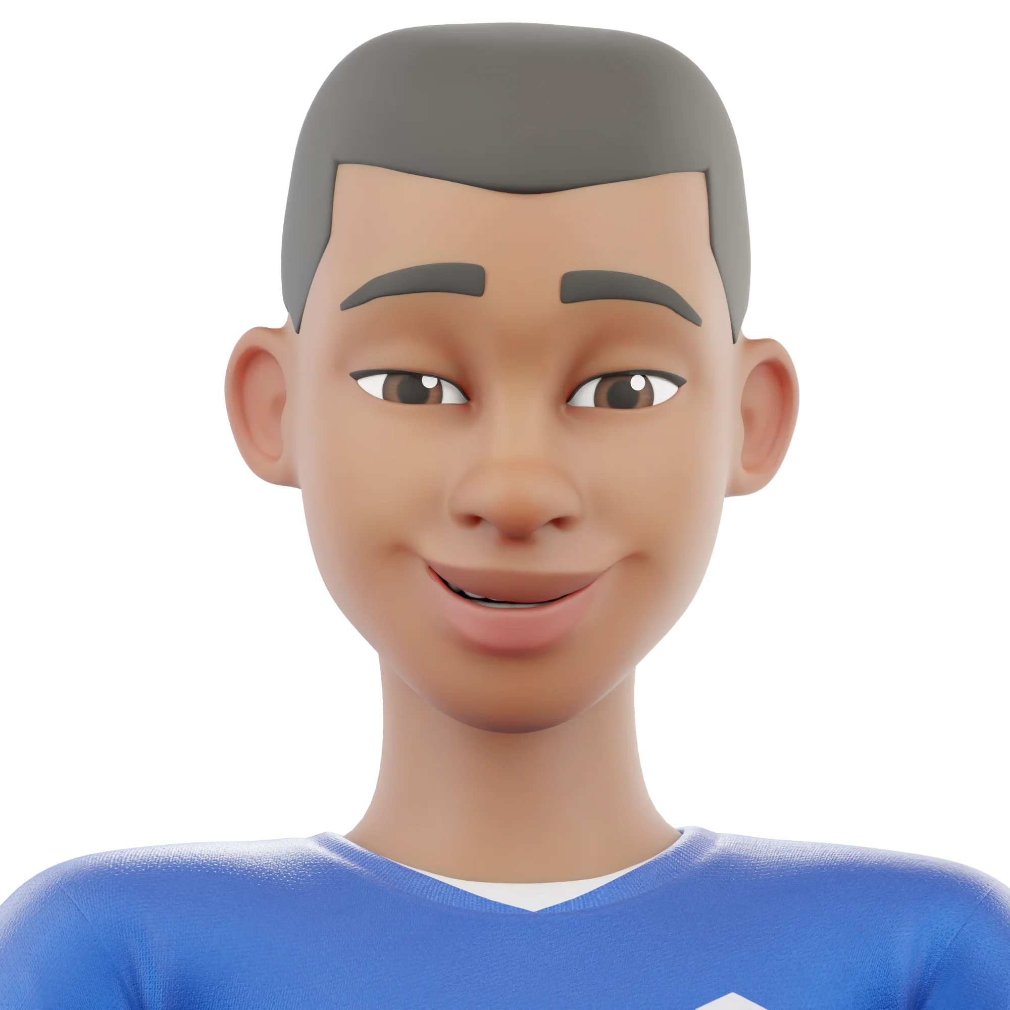 Cartoon Soccer Player render 4