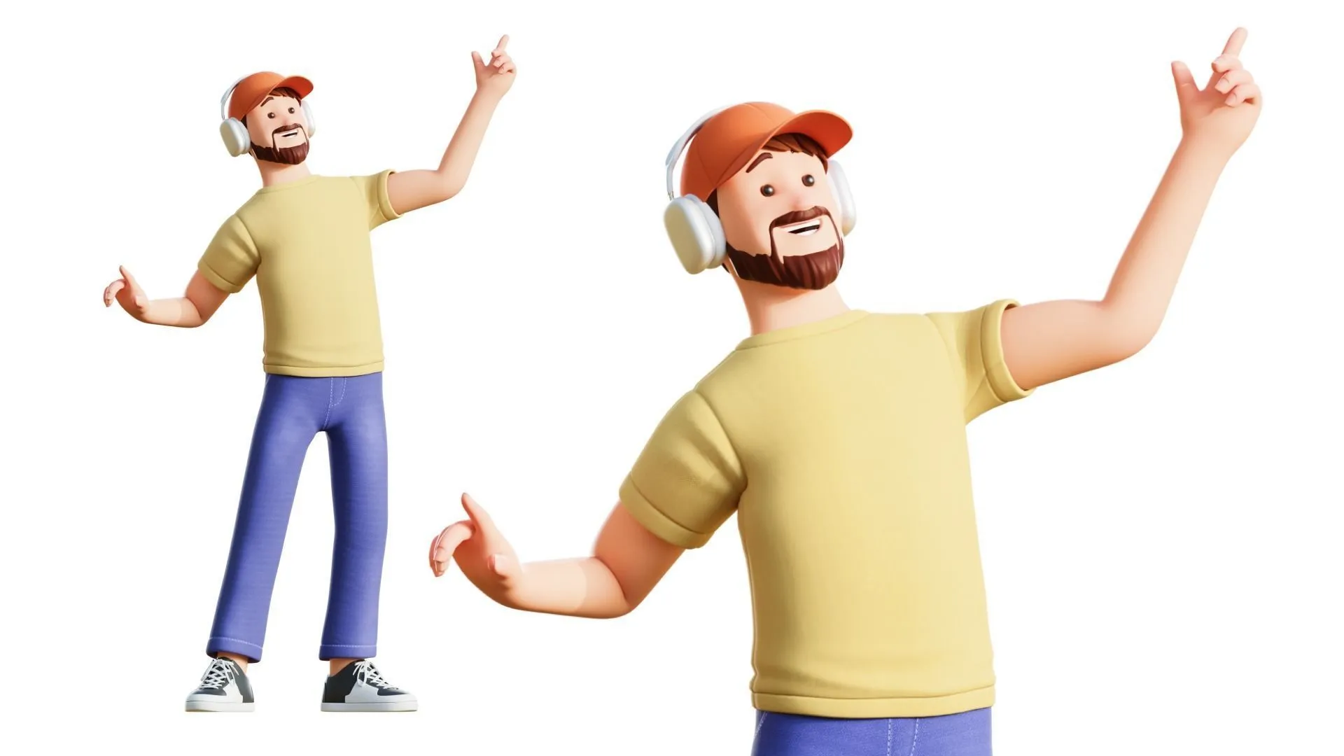 Cartoon Software Developer render 6