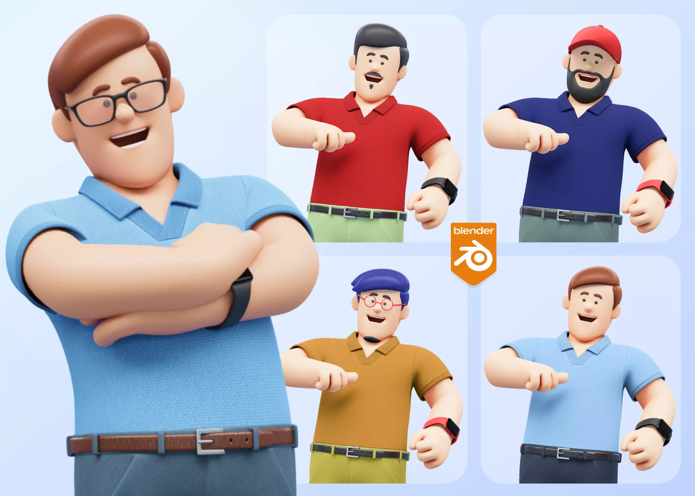 Customizable Office Illustration Man illustration