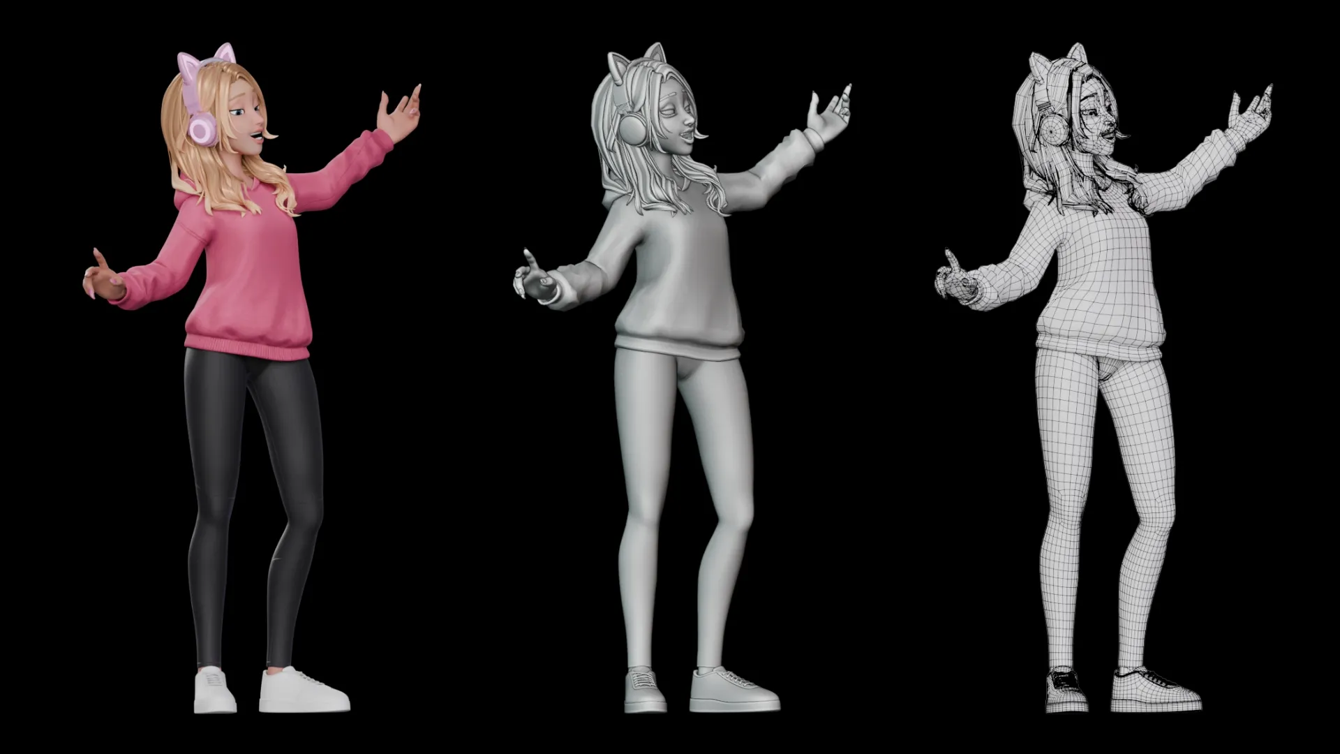 Gamer character for game development