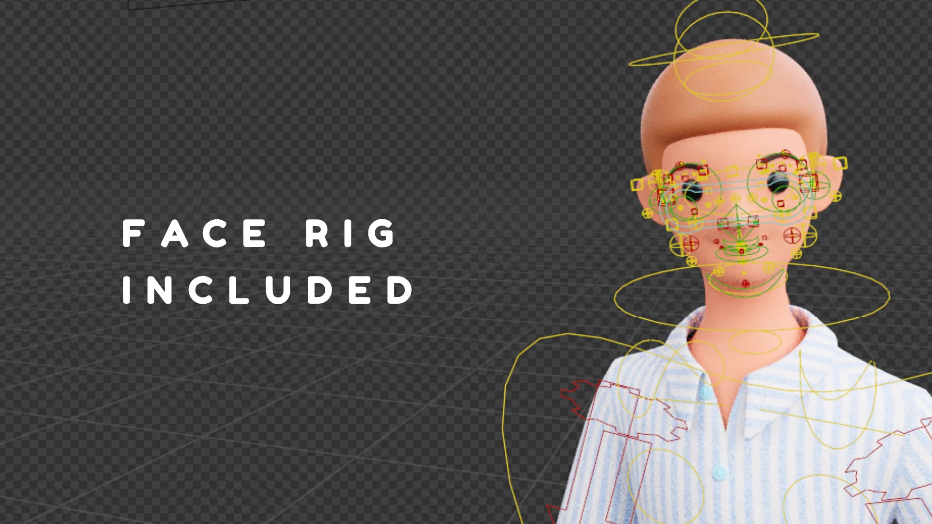Female FACE RIG INCLUDED