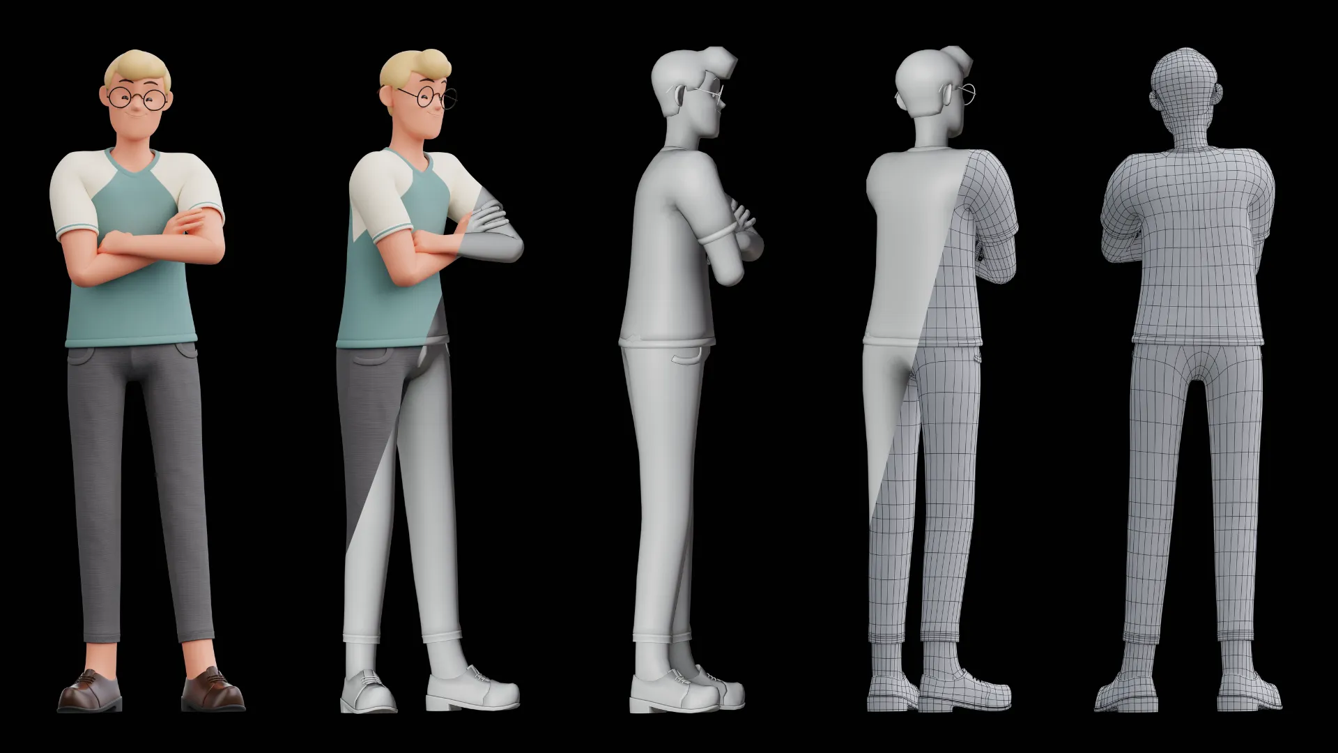 Male Humanz combined showcase