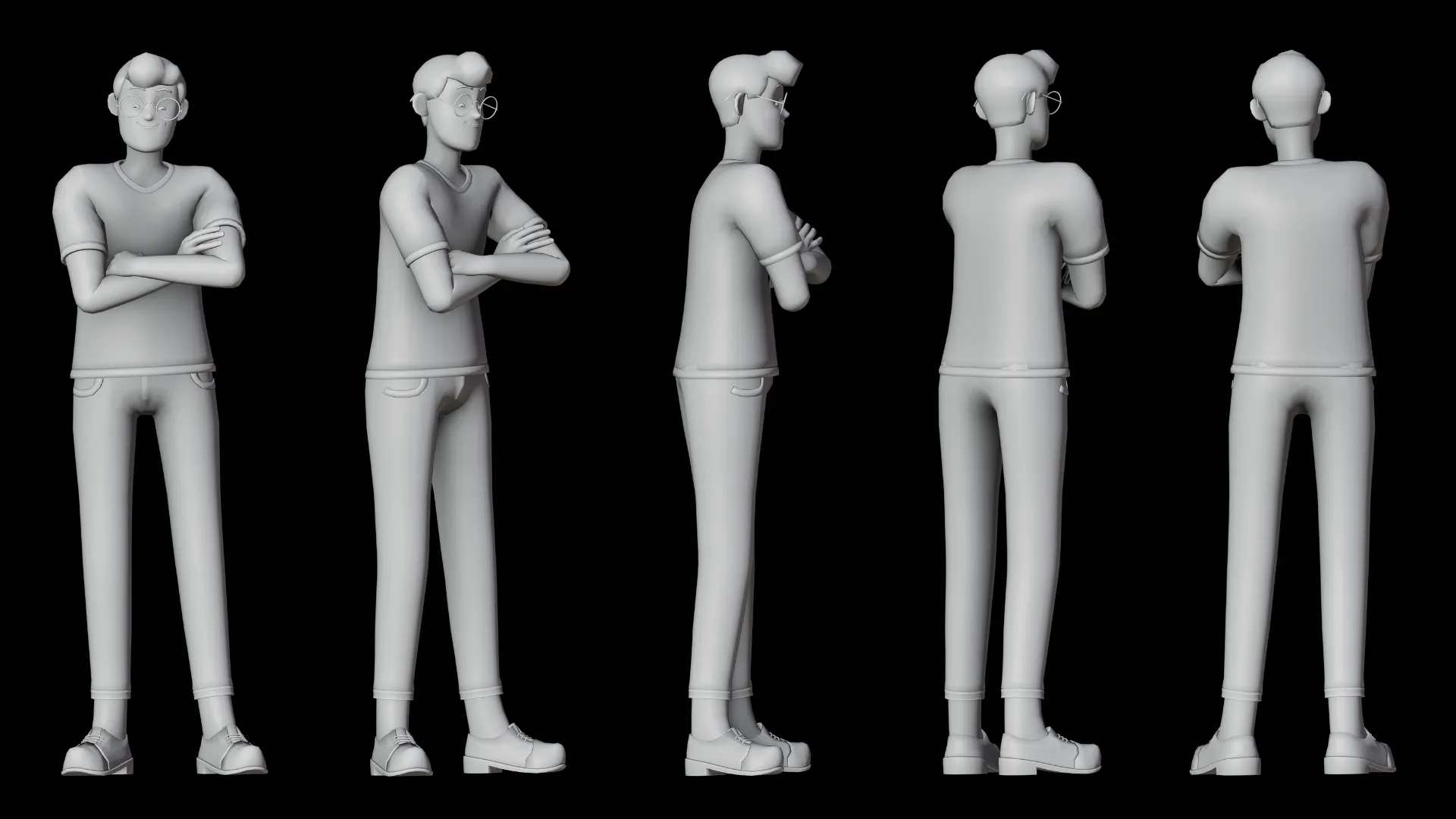 Male Humanz grey version