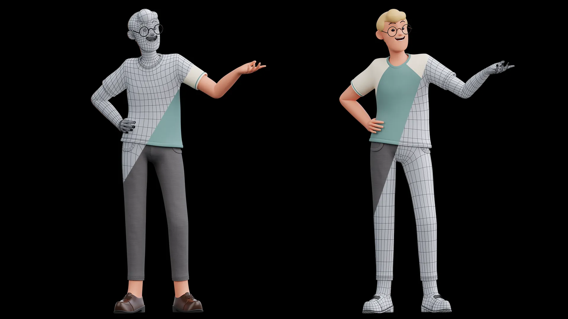 Male Humanz low poly