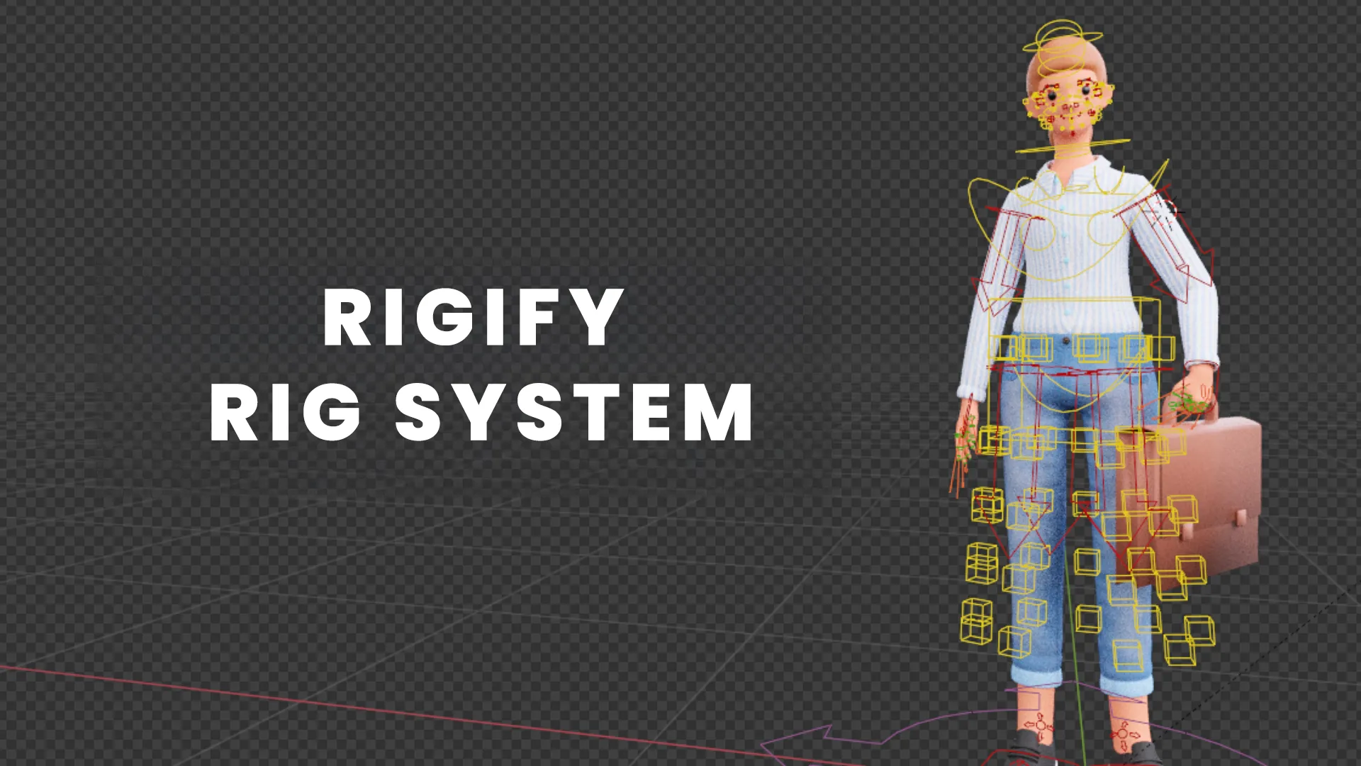 Rigify rigging system for Humanz 3D models