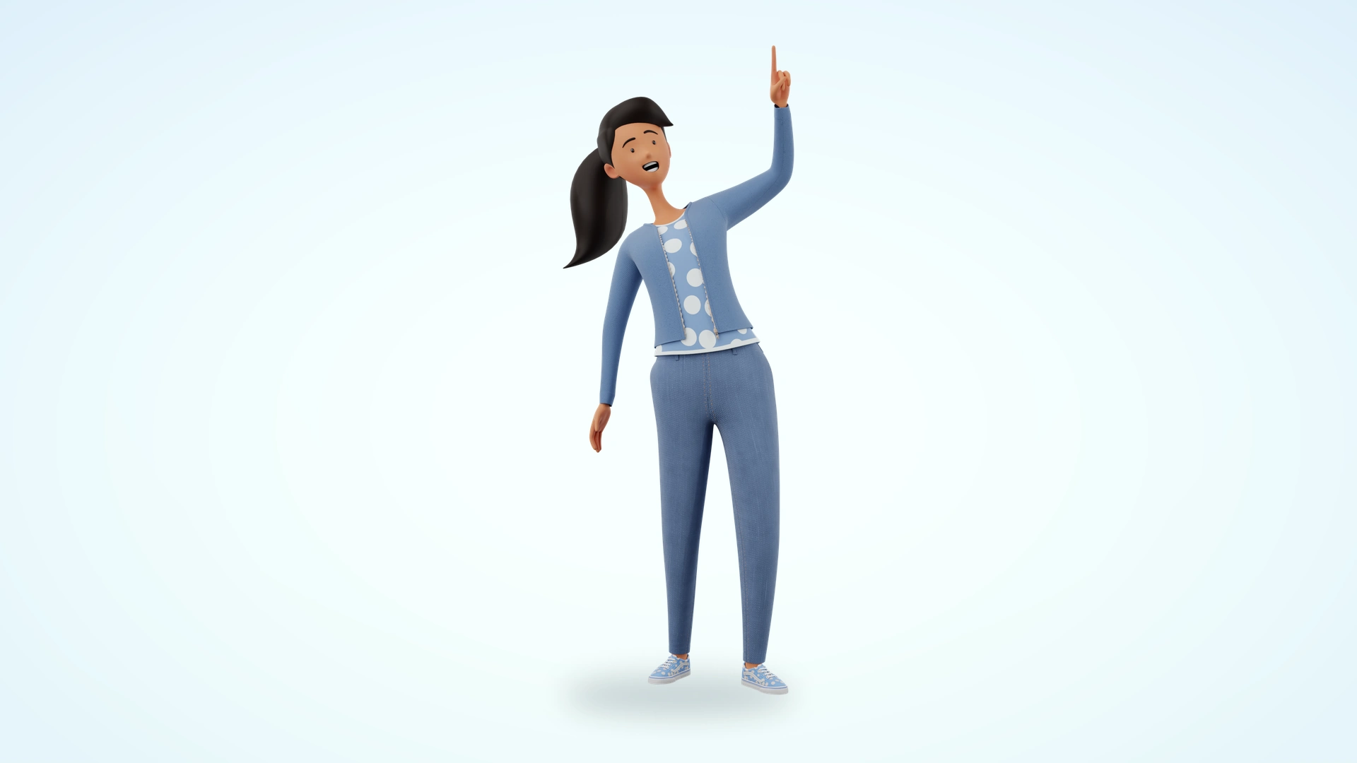 Jennifer and James cartoon 3D model preview 14