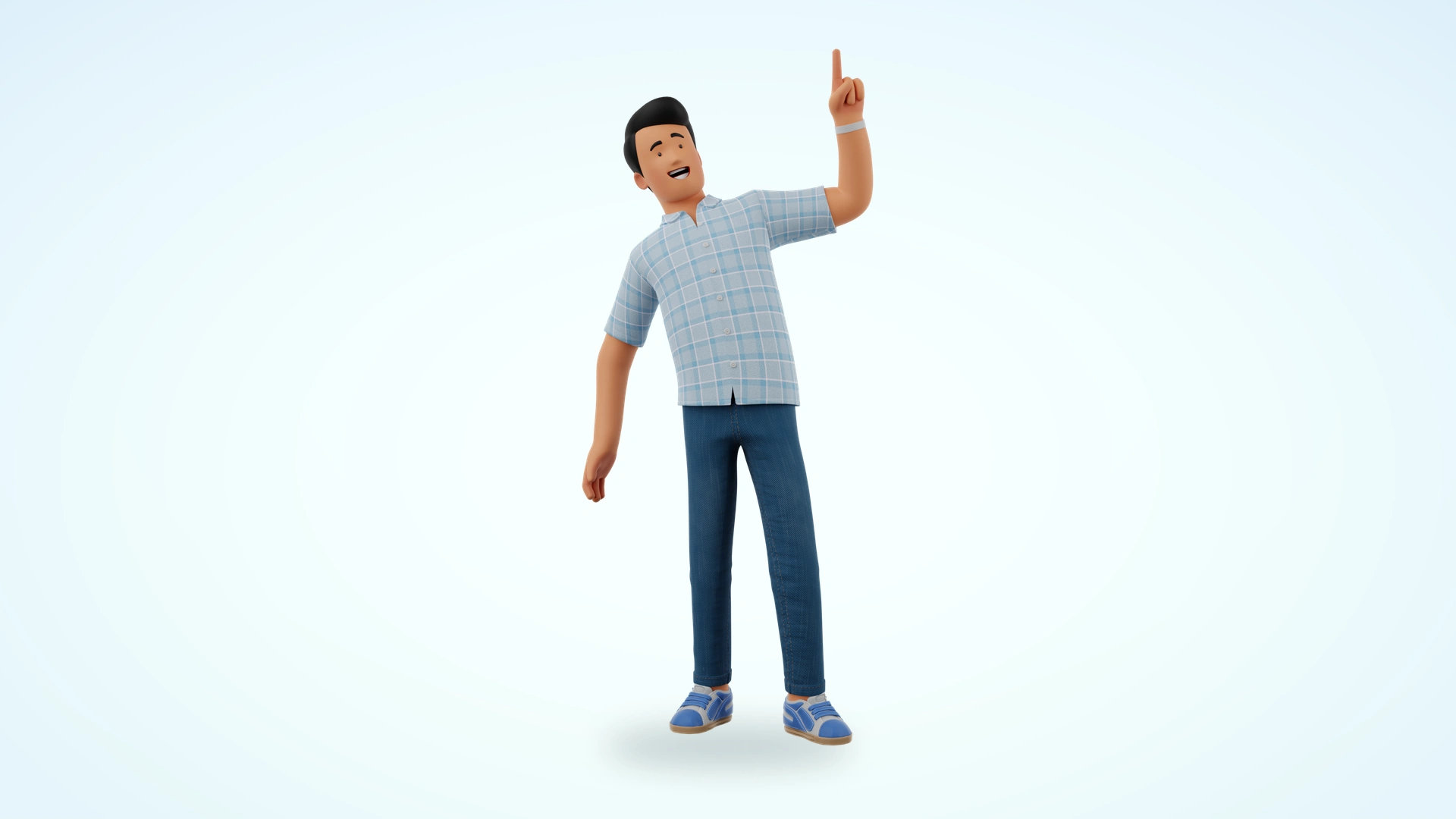 Jennifer and James cartoon 3D model preview 15