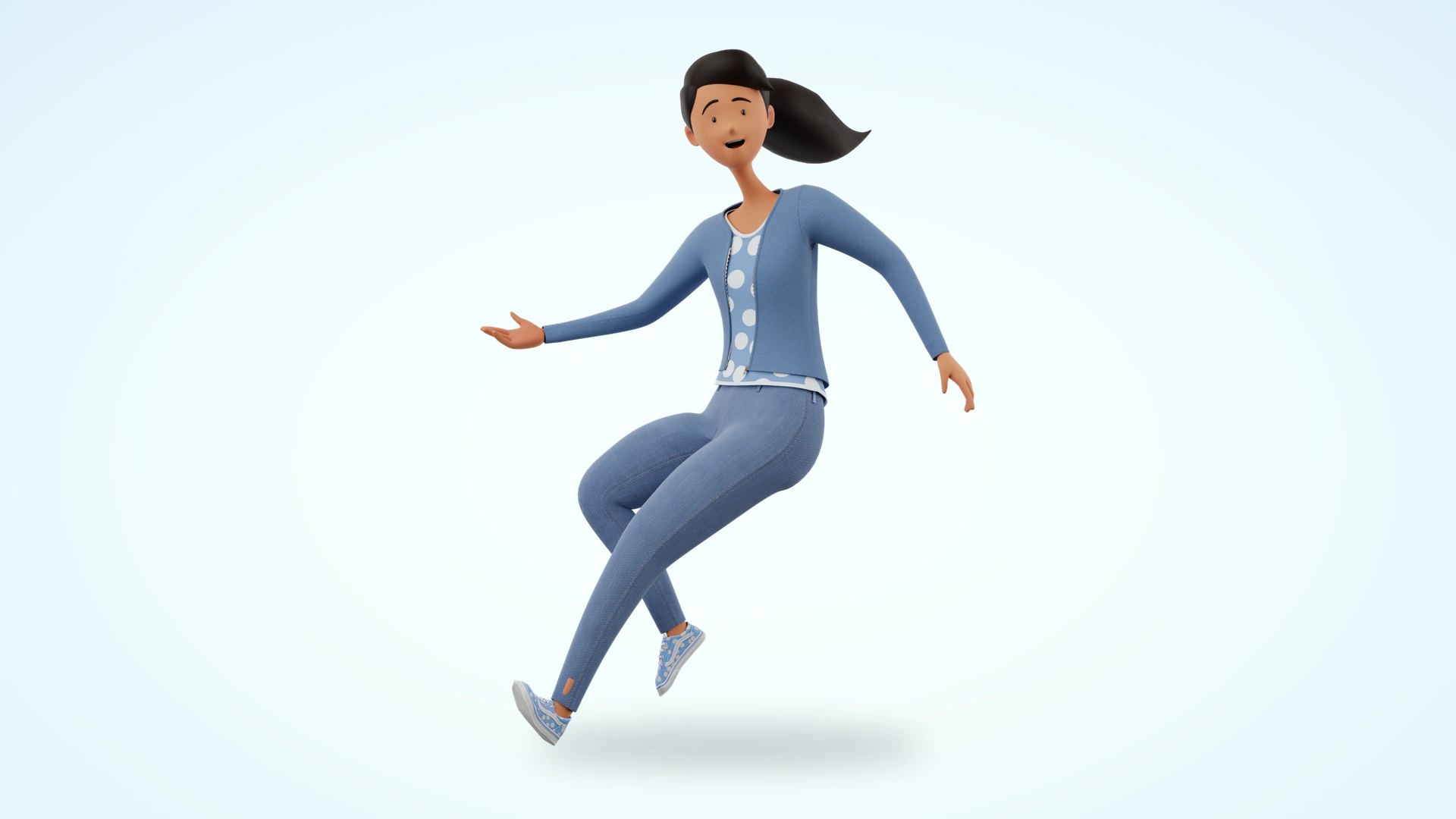 Jennifer and James cartoon 3D model preview 24