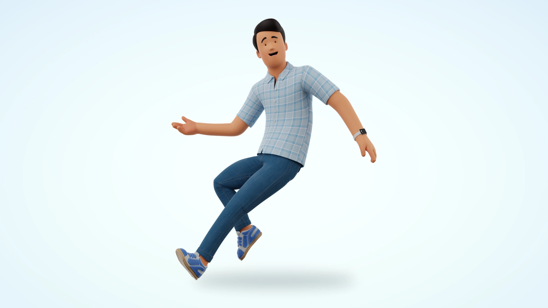 Jennifer and James cartoon 3D model preview 25