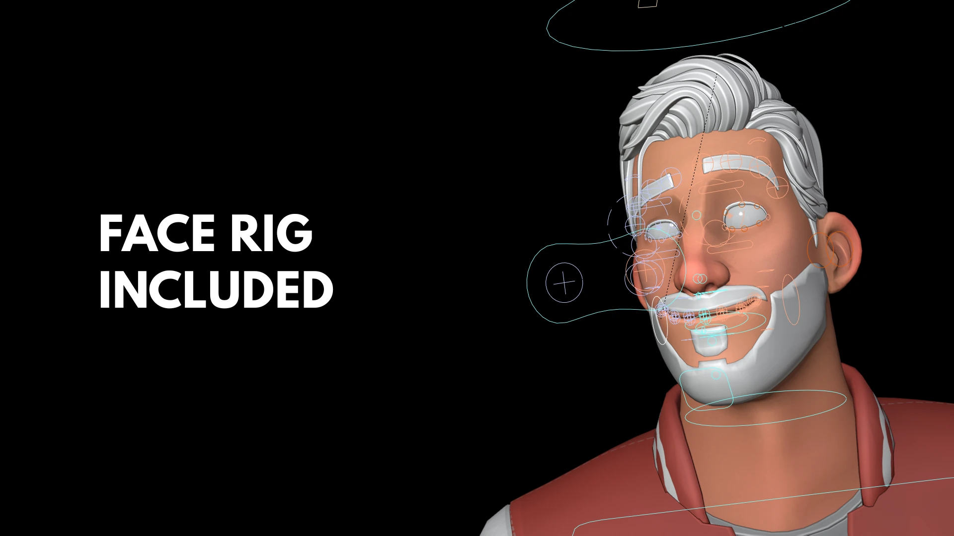 University Student face rig included