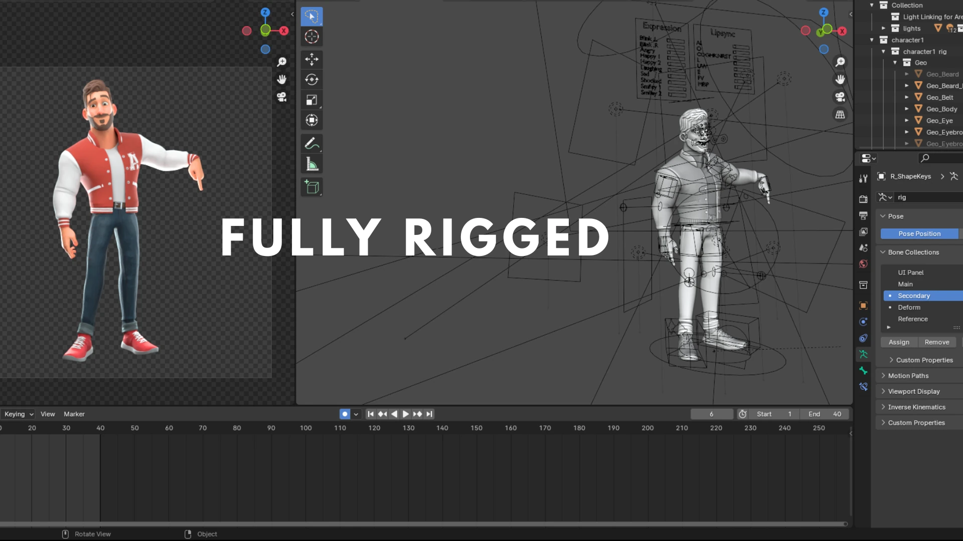 University Student fully rigged setup