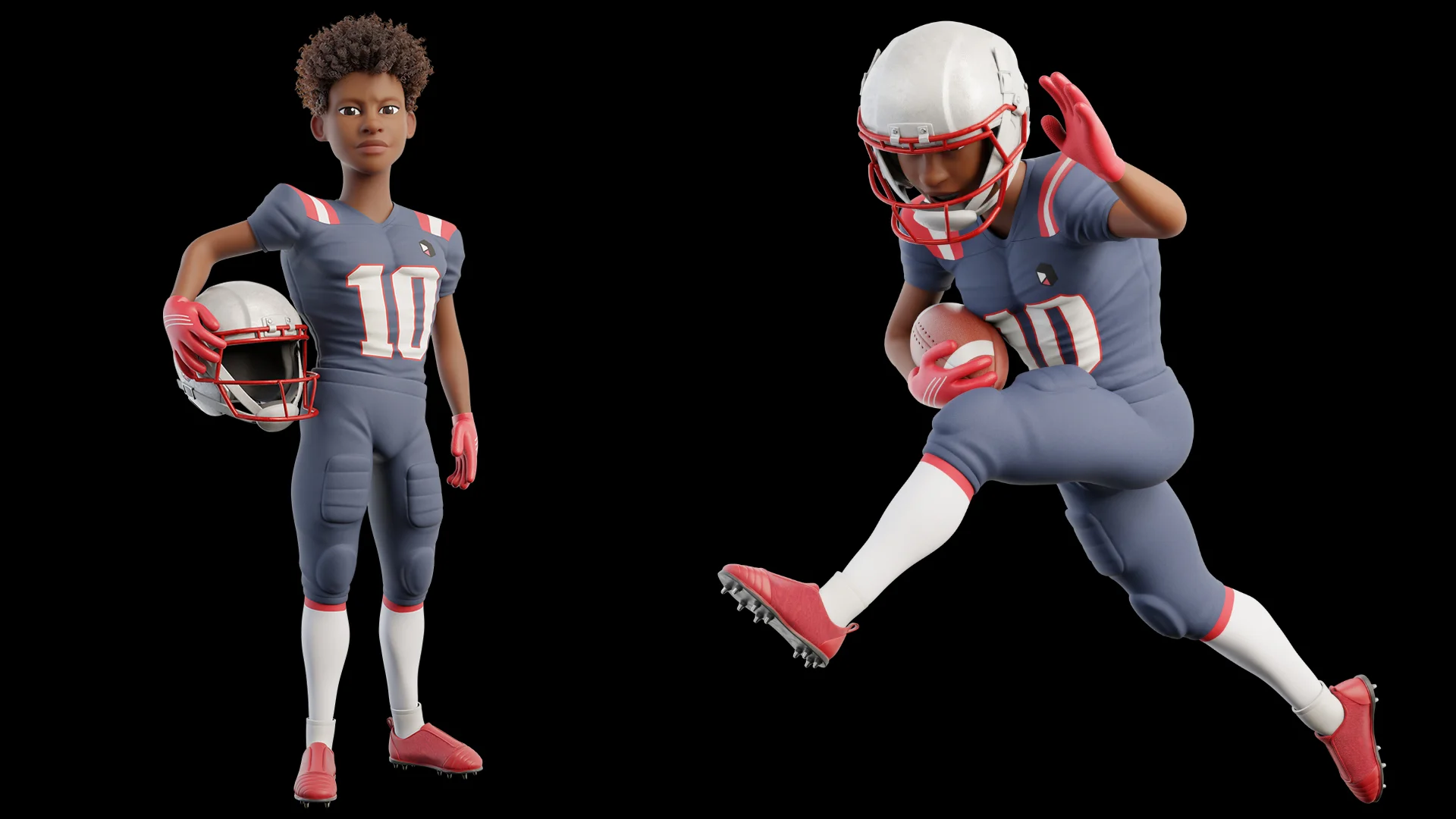 Sports Character closeup showcase
