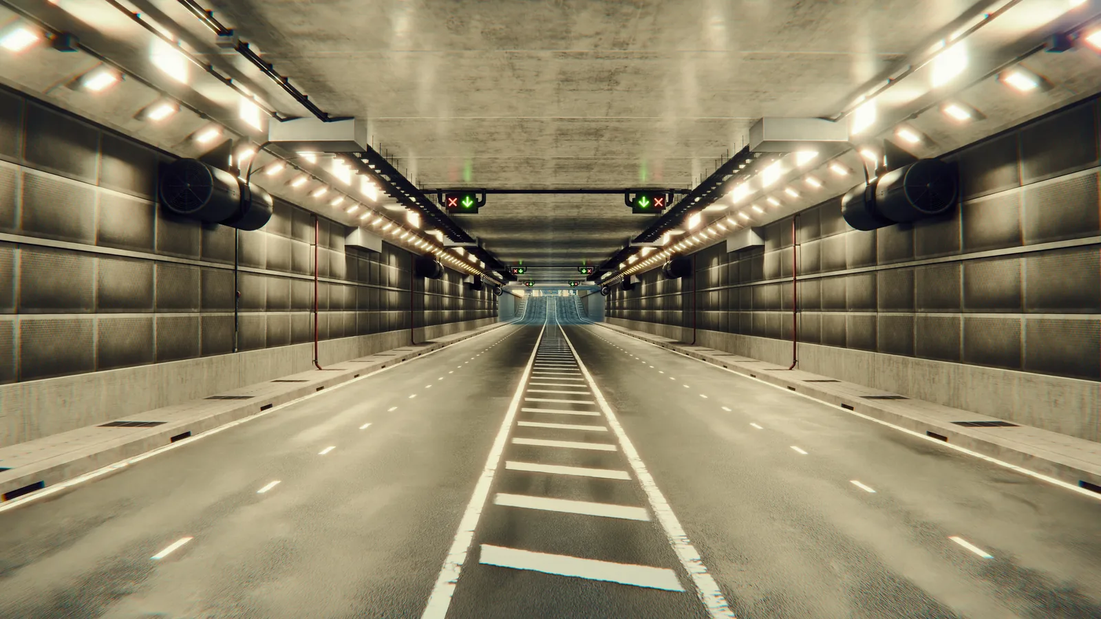 Modular road and intersection layout