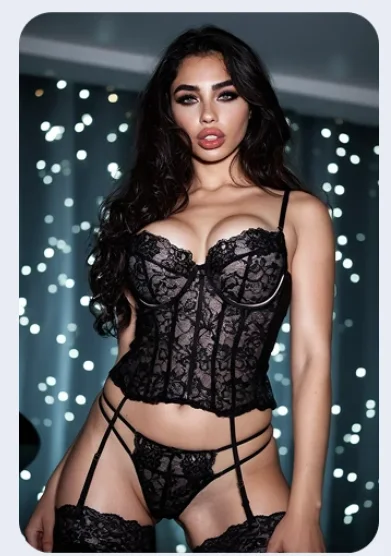 Black corset figure reference