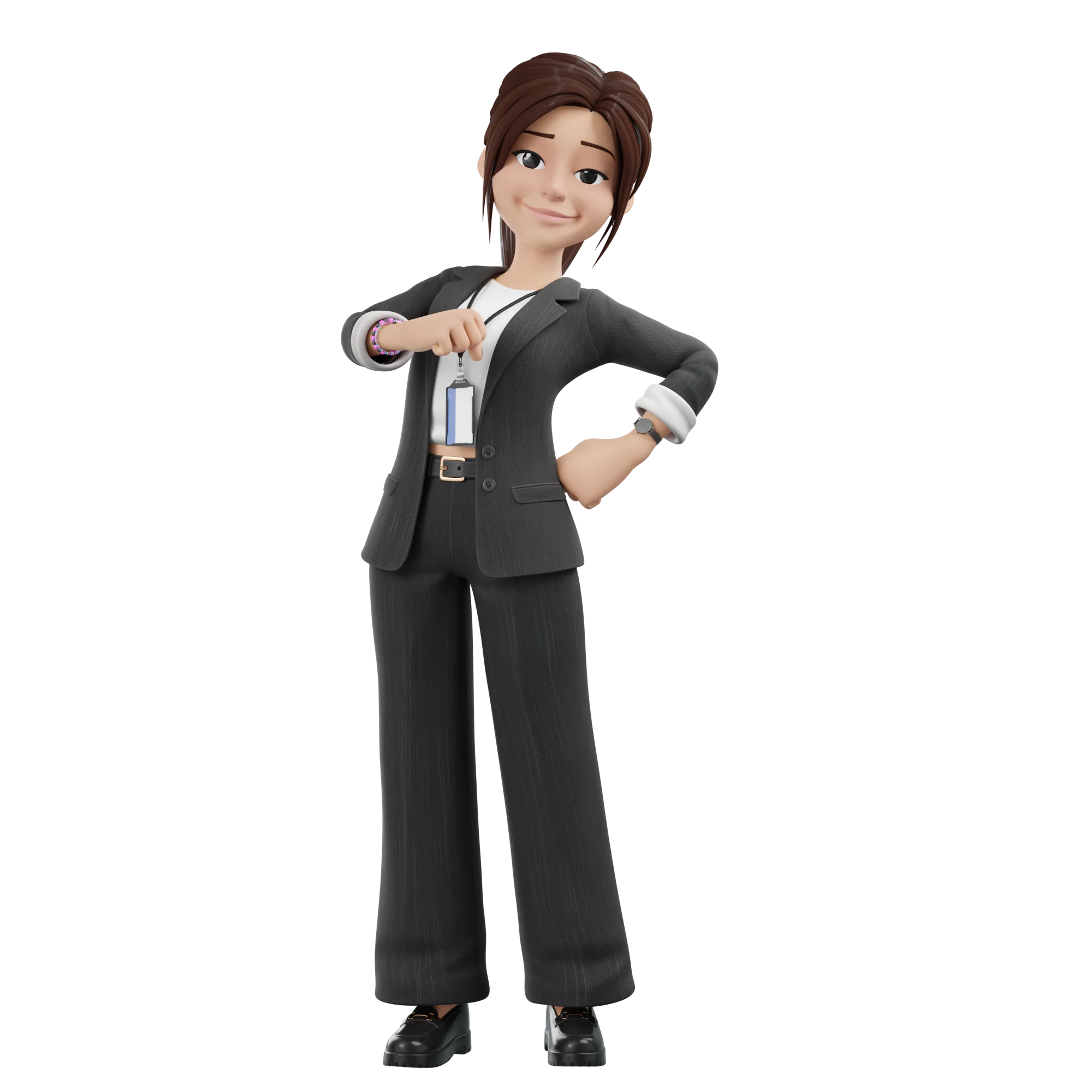 Business Casual Woman professional pose 1