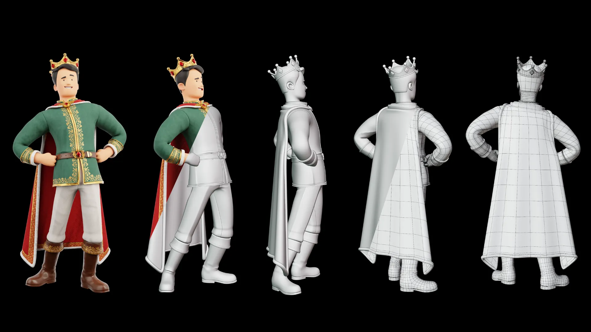 Cartoon King combined feature sheet