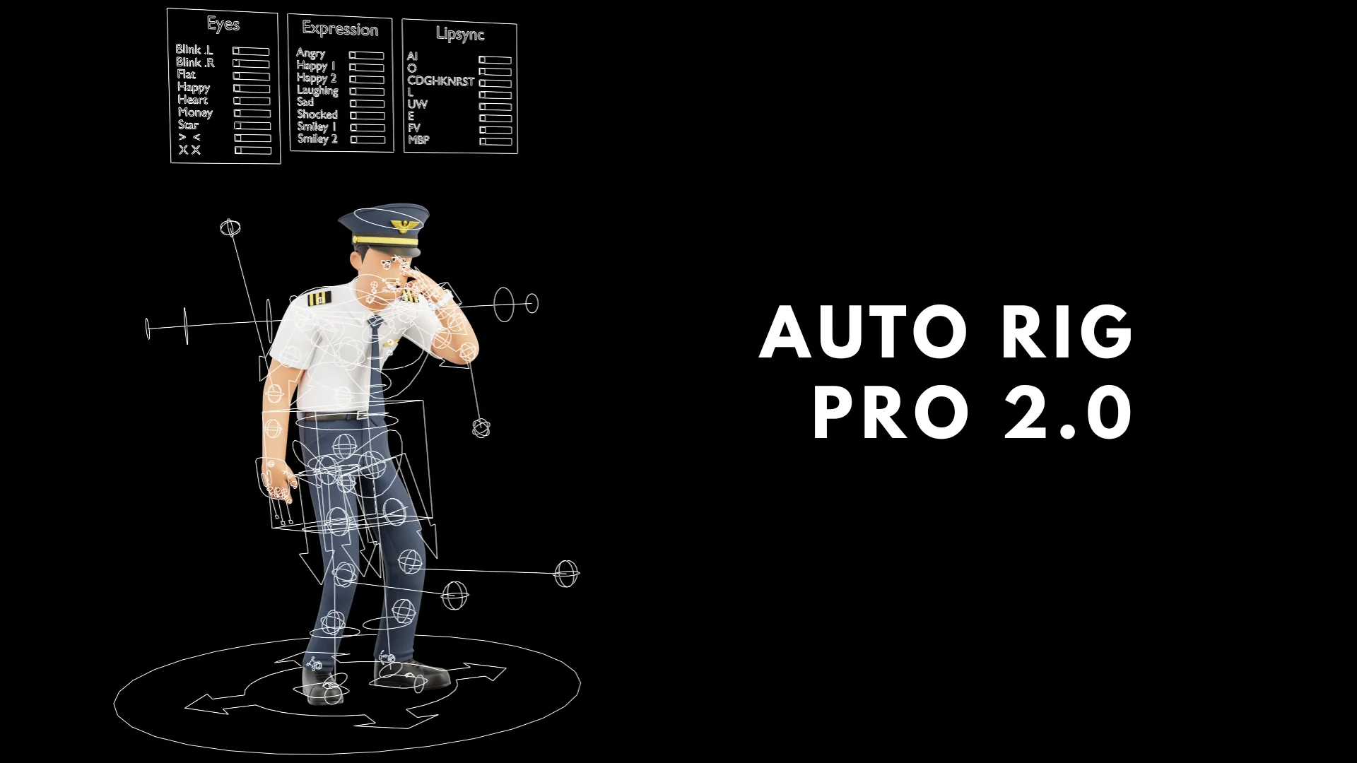 Cartoon Pilot Auto Rig Pro 2.0 preview