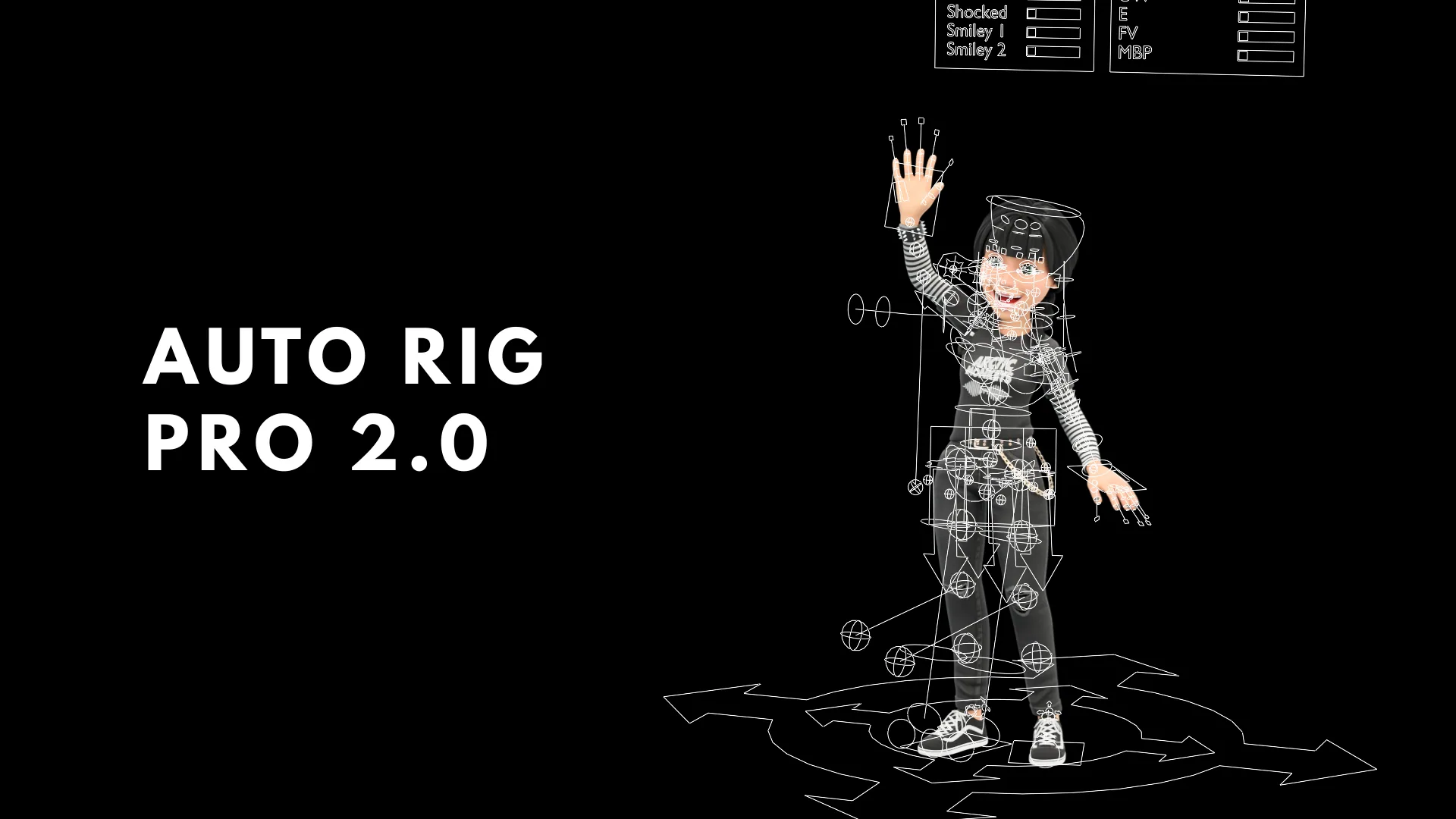 Auto Rig Pro 2.0 setup for Cartoon Rocker Teen