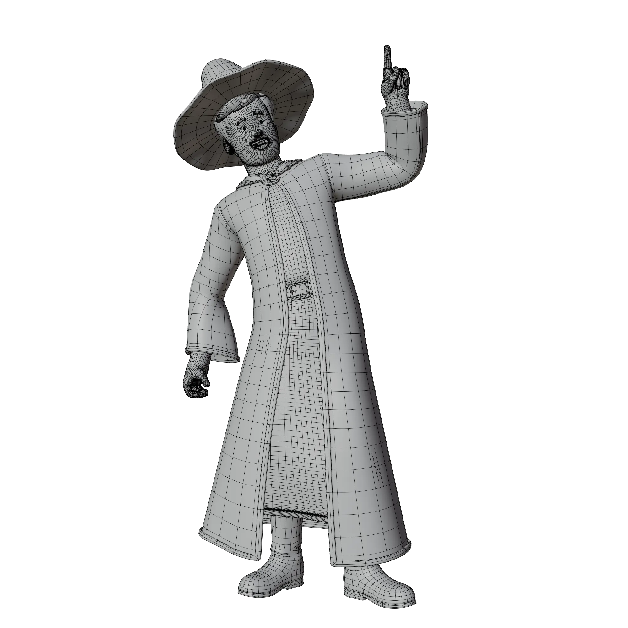 Actual Jamez Wizard wireframe showing editable production topology